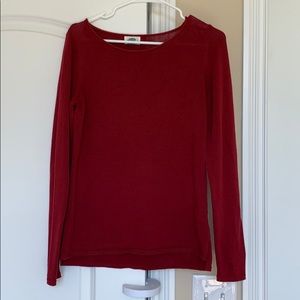 Red lightweight sweater